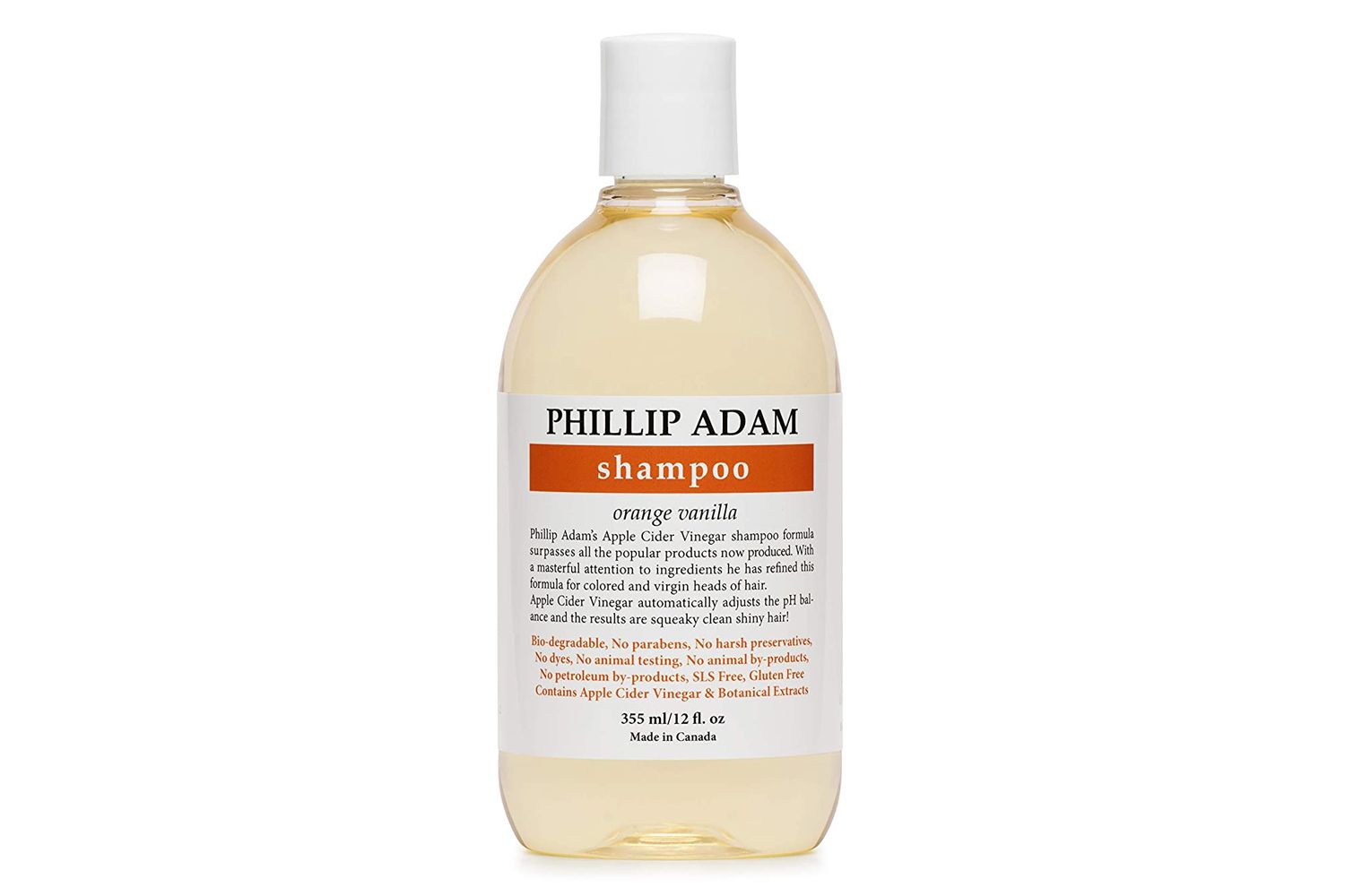 Shampoing à l'orange et à la vanille de Phillip Adam